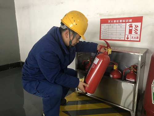 國能四川江油發電廠組織開展消防器材專項檢查