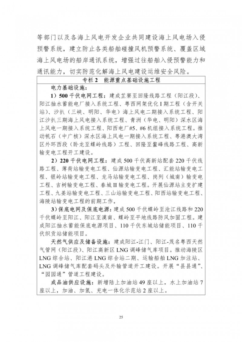 著力打造多元清潔能源供應體系！廣東陽江市發布《能源發展“十四五”規劃》（征求意見稿）