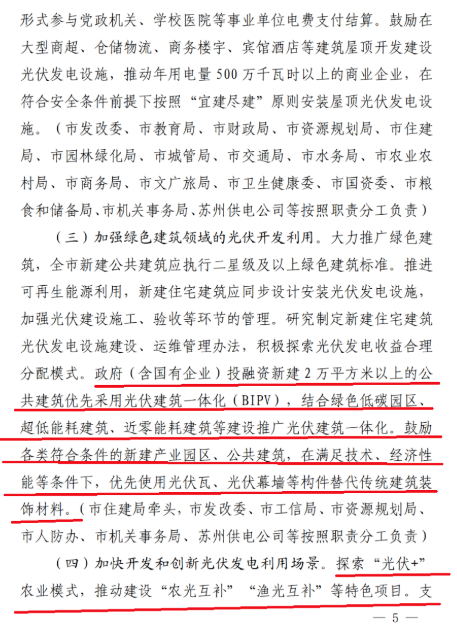 蘇州：國企廠房100%安裝分布式光伏！