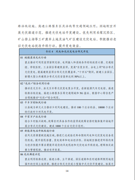 發改委、能源局等九部委聯合印發發布“十四五”可再生能源規劃！