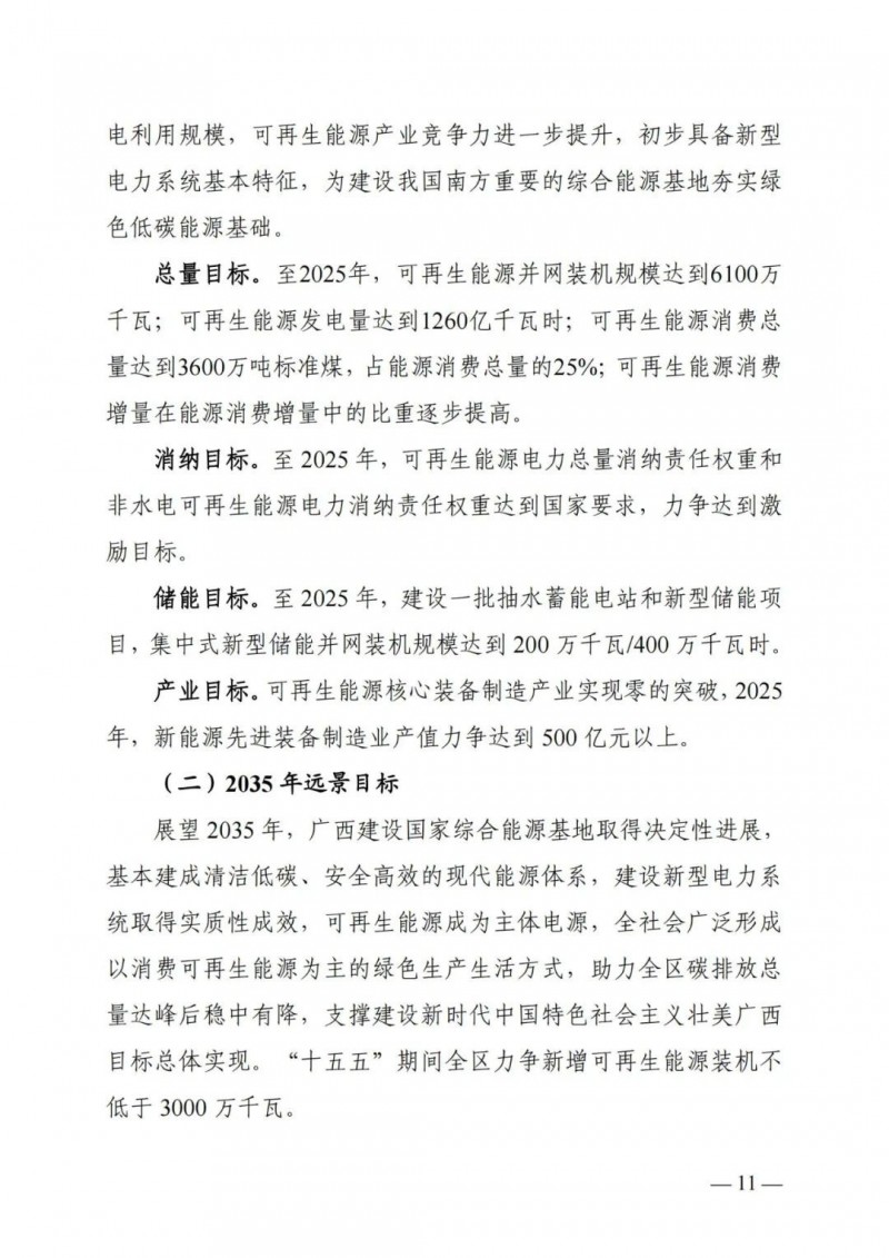 廣西“十四五”規劃：大力發展光伏發電，到2025年新增光伏裝機15GW！