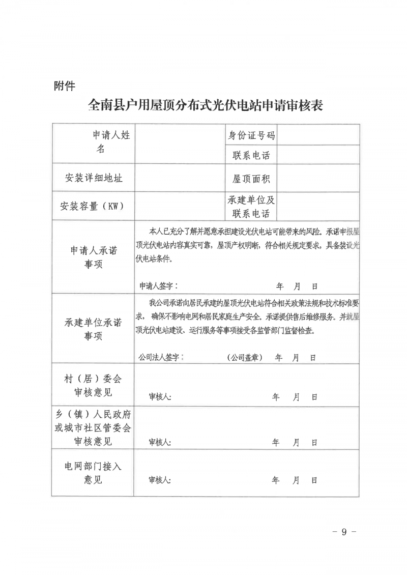 江西全南：不得利用光伏對群眾進行虛假宣傳、鼓動貸款，違規則納入失信企業黑名單！