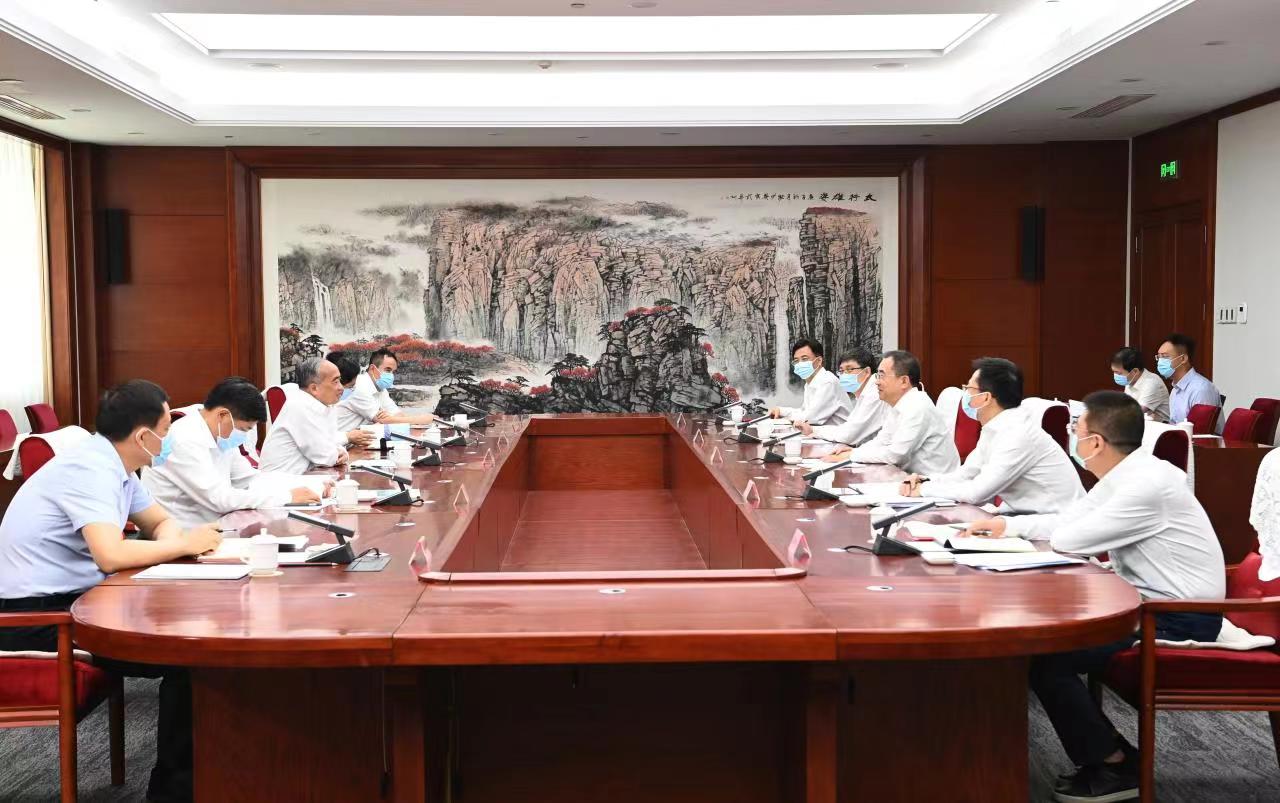 鄒磊拜會山西省委書記、省人大常委會主任林武