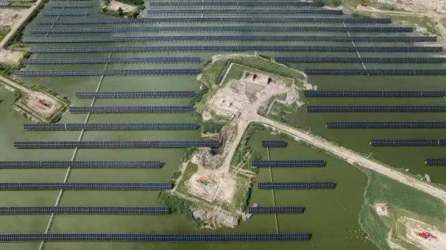 18.73MW！中石油首個水面光伏項目并網發電
