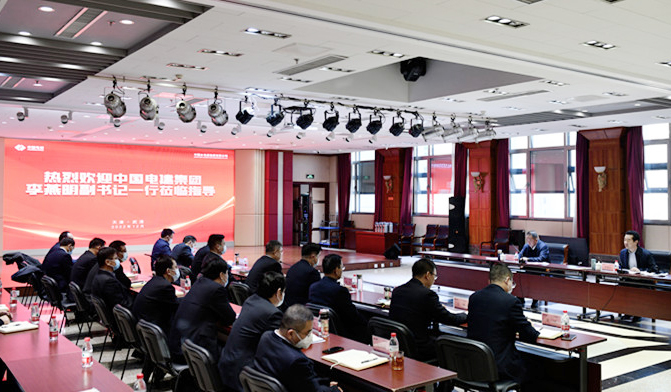 中國電建黨委副書記、董事李燕明到水電基礎局調研慰問
