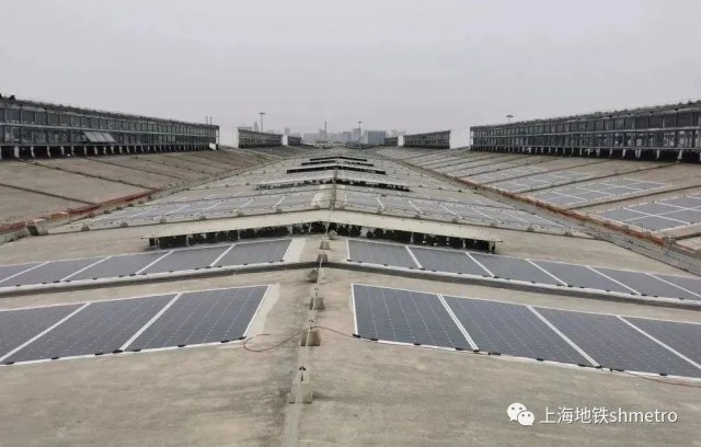上海軌道交通三個光伏發電項目順利并網發電！