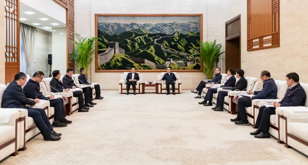 大唐集團黨組書記、董事長鄒磊會見哈電集團黨委書記、董事長曹志安