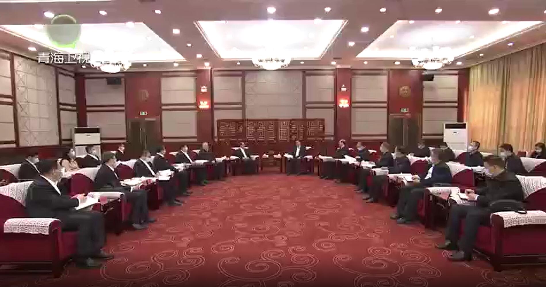 華電集團黨組書記江毅、黨組副書記葉向東拜會青海省委書記陳剛、省長吳曉軍
