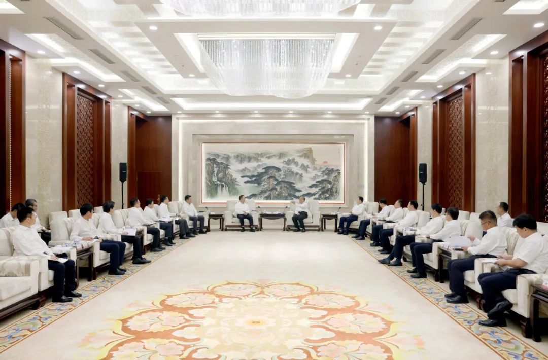 大唐集團鄒磊、劉明勝拜會山東省委書記林武、省長周乃翔
