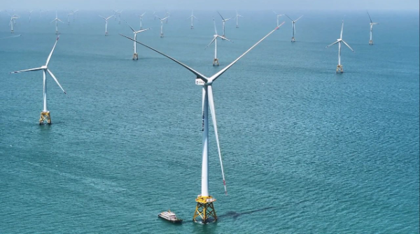 38.41萬千瓦時！全球首臺16兆瓦海上風機創單機日發電量新紀錄