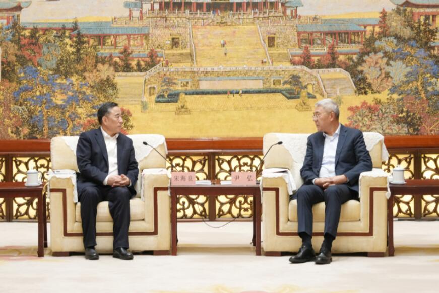 宋海良拜會江西省委書記尹弘、省長葉建春并見證簽署戰略合作協議