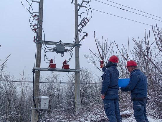 貴州大方供電局集結黨員青年隊伍 戰斗冰雪保供電