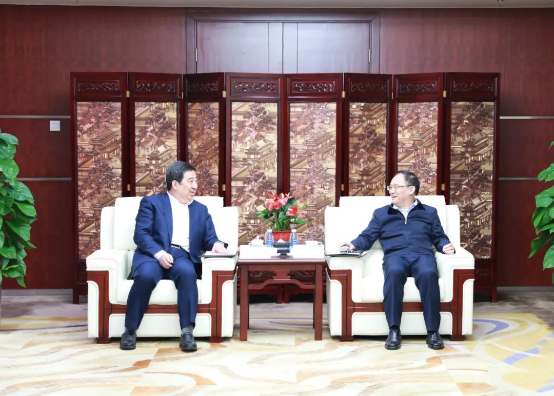 中國電氣裝備白忠泉董事長、周群總經理拜訪中鋁集團董事長段向東、總經理王石磊