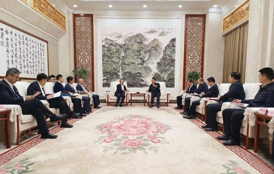 吳云拜會湖北省政府副省長、黨組成員盛閱春