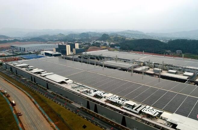 四川宜賓規模最大的分布式光伏發電項目并網發電