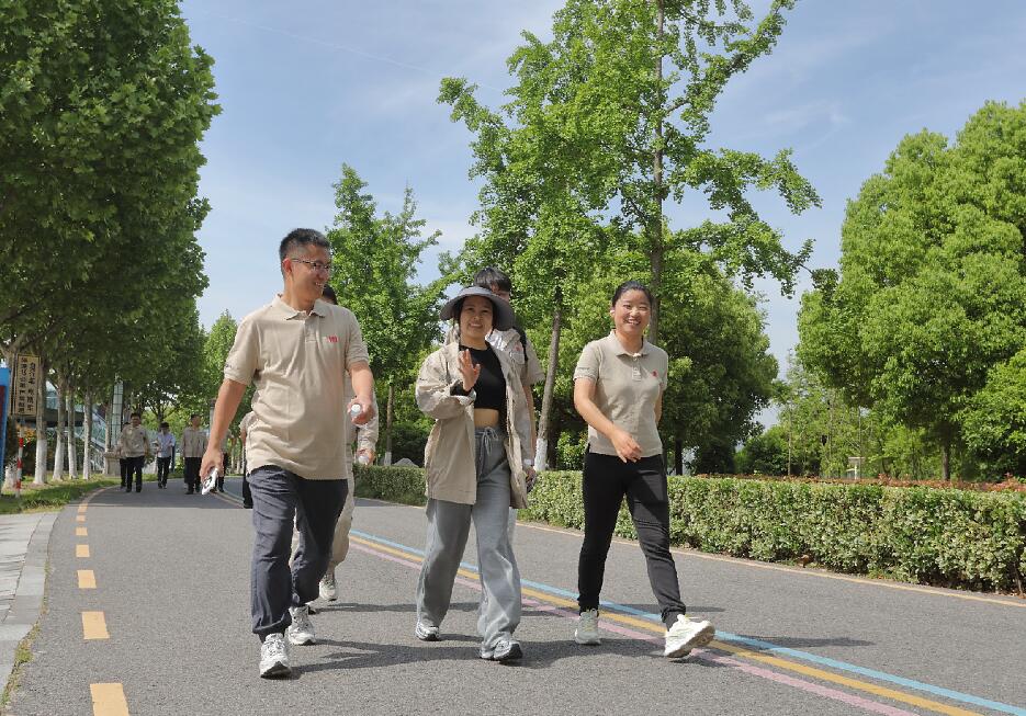 大唐環境特許經營分公司健步走活動火熱開啟