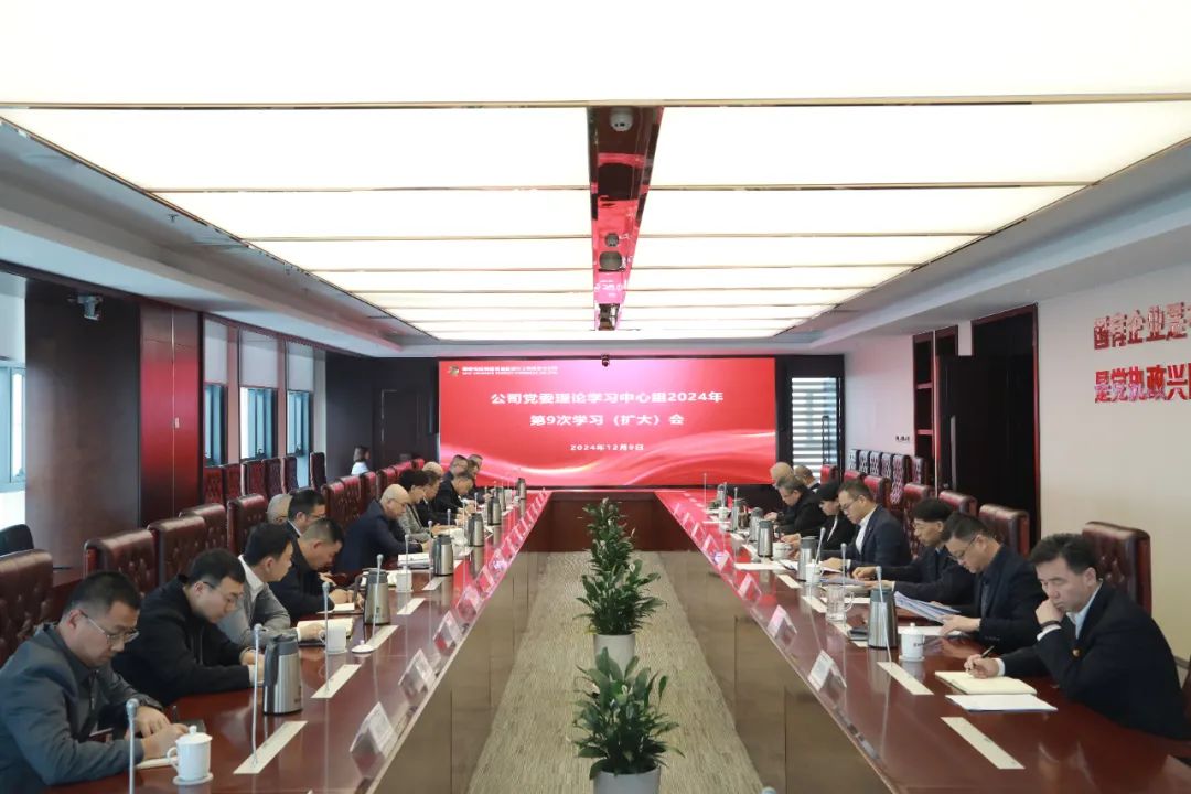 國家電投新疆公司召開(kāi)黨委理論學(xué)習中心組2024年第9次學(xué)習(擴大)會(huì )