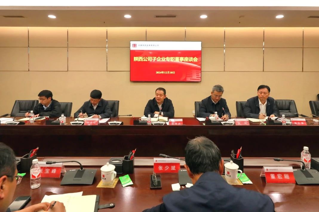 大唐陜西公司召開(kāi)子企業(yè)專(zhuān)職董事座談會(huì ) 貫徹落實(shí)集團公司董事會(huì )建設工作推進(jìn)會(huì )精神