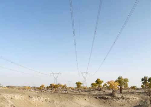 我國沙漠線(xiàn)路最長(cháng)750千伏輸變電工程投運
