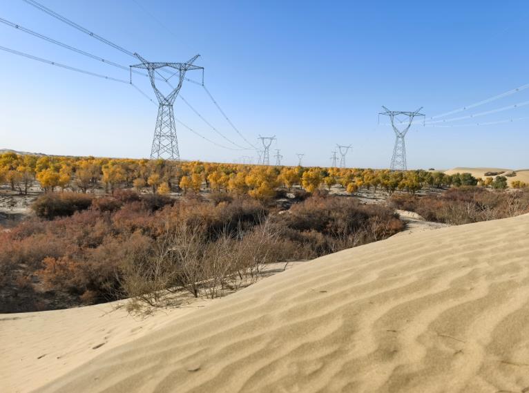 我國沙漠線(xiàn)路最長(cháng)的750千伏輸變電工程投運