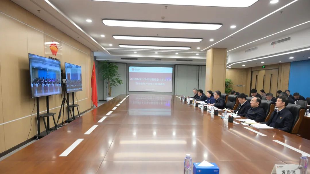 國能湖北公司召開(kāi)2024年下半年全面從嚴治黨專(zhuān)題黨委(擴大)會(huì )暨工作推進(jìn)會(huì )