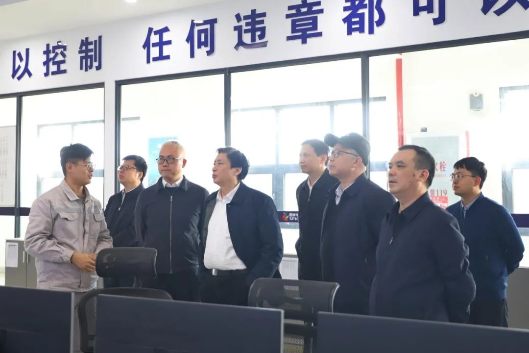 中國工程院院士謝和平調研前詹風(fēng)電、前詹港電
