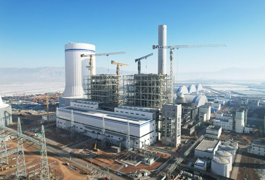 甘肅張掖百萬(wàn)電廠(chǎng)擴建項目電氣倒送電一次成功