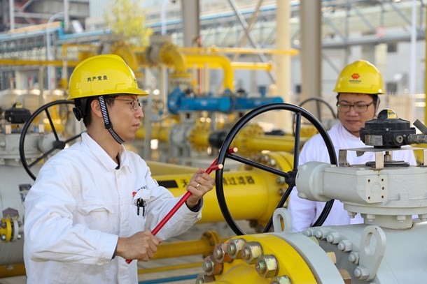 廣東肇慶電廠(chǎng)二期天然氣管道專(zhuān)線(xiàn)正式通氣
