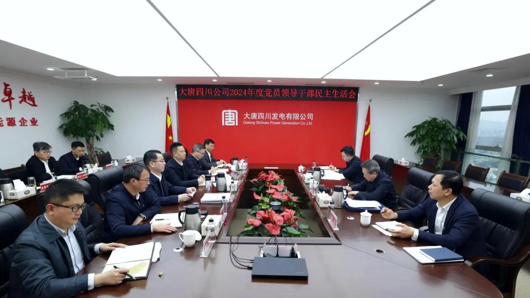 大唐四川公司黨委召開(kāi)2024年度黨員領(lǐng)導干部民主生活會(huì )