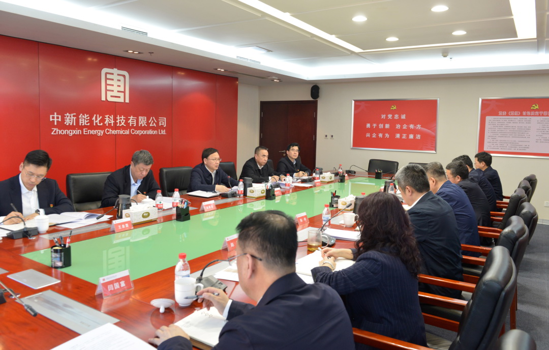 大唐集團總經(jīng)理張傳江督導中新能化公司黨委2024年度領(lǐng)導班子暨巡視整改專(zhuān)題民主生活會(huì )