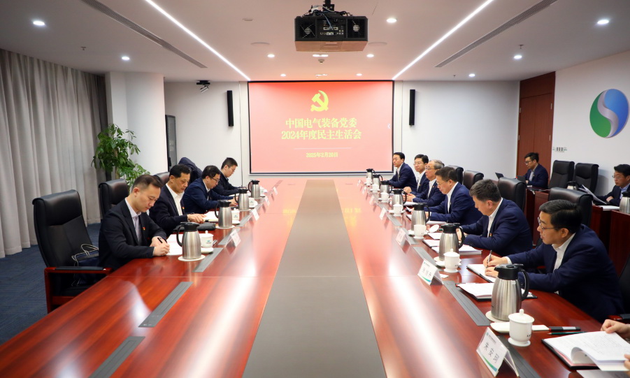 中國電氣裝備黨委召開(kāi)2024年度民主生活會(huì )
