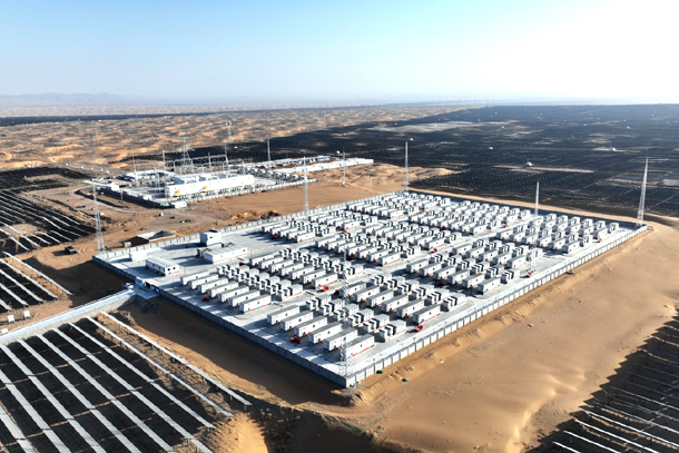 寧夏規模最大儲能電站在騰格里新能源基地并網(wǎng)